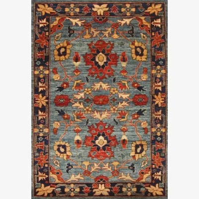 John Lewis Gooch Oriental Fine Aryana Rug, Blue, L149 x W99 cm