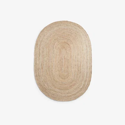 John Lewis ANYDAY John Lewis & Partners Skye Oval Jute Rug, L240 x W170 cm