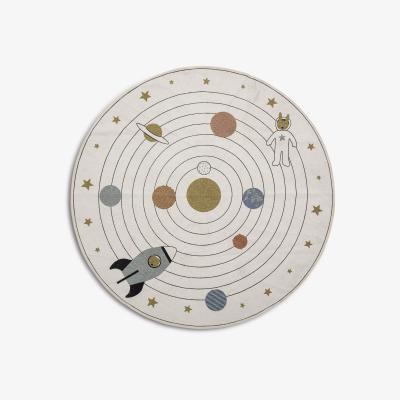 John Lewis Bloomingville MINI Space Rug, Natural, Dia.130cm