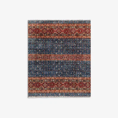John Lewis Gooch Oriental Khurjeen Rug, Blue, L298 x W254 cm