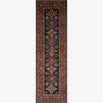 John Lewis Gooch Oriental Supreme Kazak Runner Rug, Blue, L240 x W73 cm