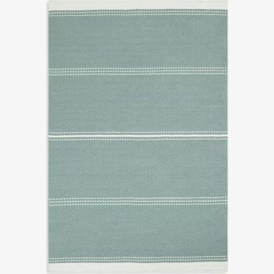 John Lewis John Lewis ANYDAY Trio Stripe Rug, Green, L180 x W120 cm