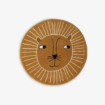 John Lewis OYOY MINI Lion Rug, Brown, Dia.95cm