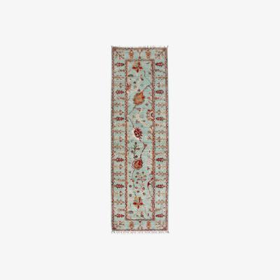 John Lewis Gooch Oriental Sultani Runner Rug, Green, L237 x W72 cm