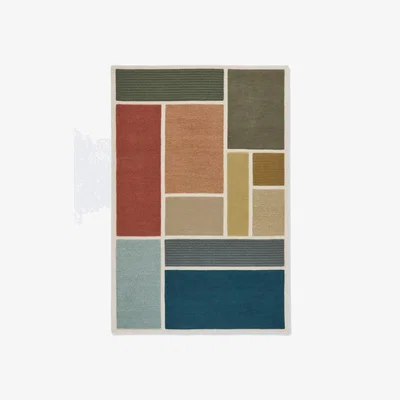 John Lewis John Lewis Form Colour Block Hand Tufted Pure Wool Rug, Multi