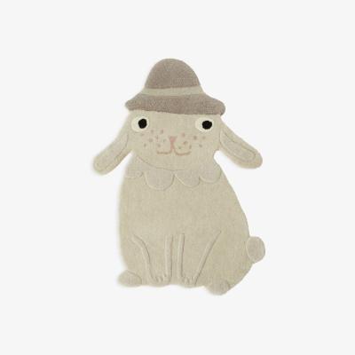 John Lewis OYOY Hopsi Rabbit Rug, Neutral, L100 x W76cm