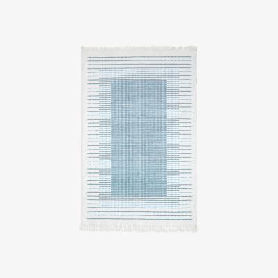 John Lewis John Lewis ANYDAY Indoor/Outdoor Graded Stripe Rug, Blue