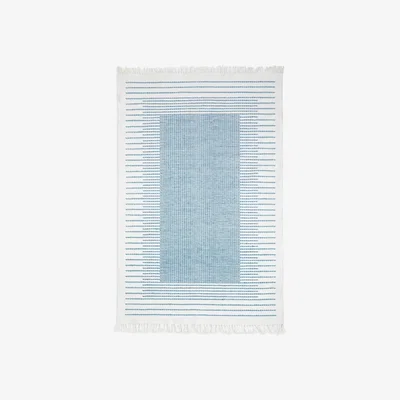 John Lewis John Lewis ANYDAY Indoor/Outdoor Graded Stripe Rug, Blue