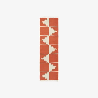 John Lewis John Lewis & Partners Edge Runner, Terracotta, L240 x W70 cm