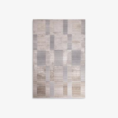 John Lewis Asiatic London Aurora Stripe Rug, Taupe