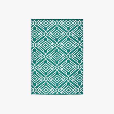 John Lewis ANYDAY John Lewis & Partners Aztec Indoor & Outdoor Rug, Green, L240 x W170 cm