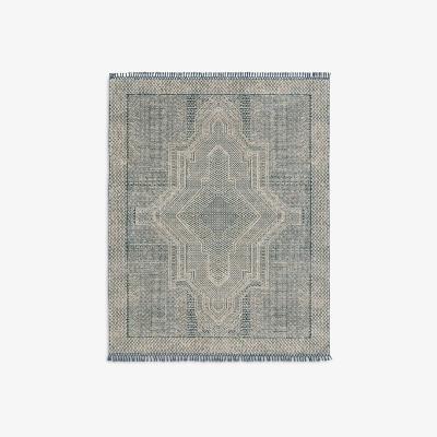 John Lewis west elm Indra Rug, Navy, L244 x W152 cm