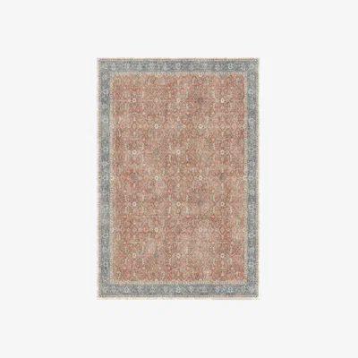 John Lewis Ruggable Celestine Floral Rug, Coral