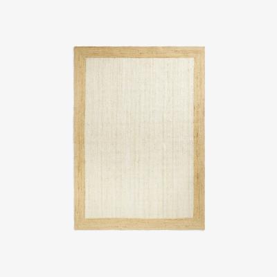 John Lewis John Lewis Jute Framed Rug, Ivory, L240 x W170 cm
