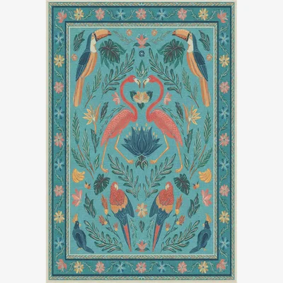 John Lewis Ruggable Iris Apfel Birds Of A Feather Tufted Rug