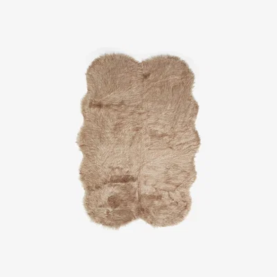 John Lewis ANYDAY John Lewis & Partners Faux Fur Sheepskin Rug, Quad