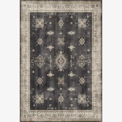 John Lewis Ruggable Verena Rug, Dark Wood