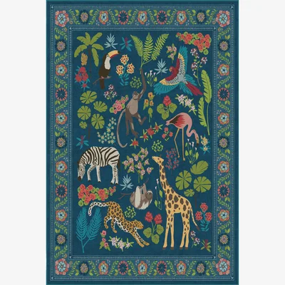 John Lewis Ruggable Iris Apfel Jingle Jungle Rug