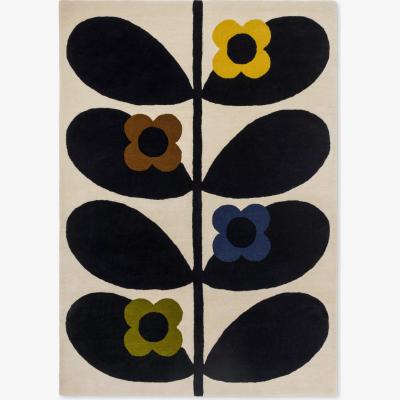 John Lewis Orla Kiely Wild Rose Rug, Fawn