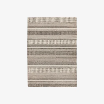 John Lewis John Lewis & Partners Mosserud Stripe Rug, Grey