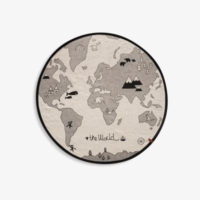 John Lewis OYOY World Rug, Neutral, W135cm