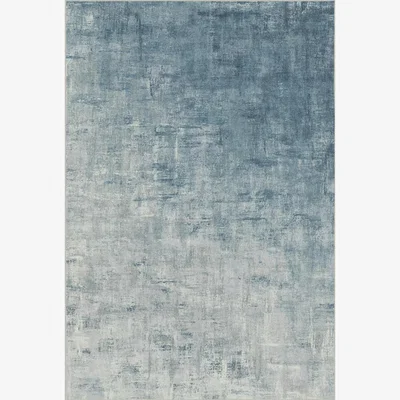 John Lewis Ruggable Impasto Gradient Rug, Slate Blue