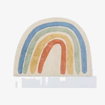 John Lewis John Lewis Rainbow Cotton Rug, 100 x 75cm, Multi