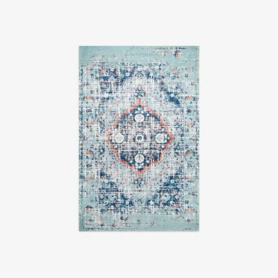 John Lewis ANYDAY John Lewis & Partners Agra Rug, Blue, L300 x W200 cm