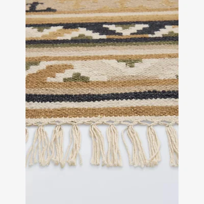 John Lewis John Lewis Fusion Souk Rug, Green/Multi