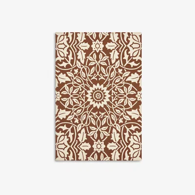John Lewis Morris & Co. St James Ceiling Indoor & Outdoor Rug, Orange