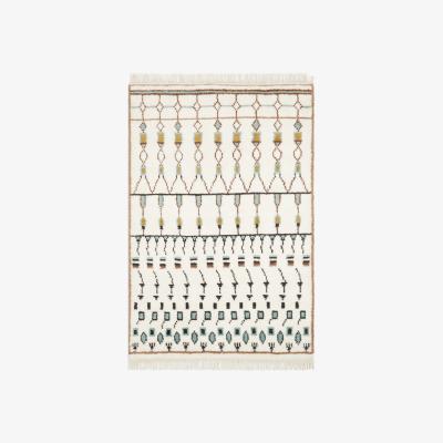 John Lewis John Lewis Hand Knotted Trellis Berber Style Rug, Neutral, L180 x W120 cm