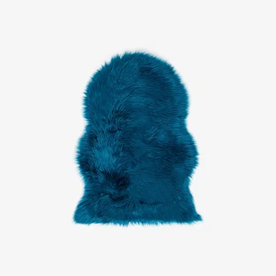 John Lewis ANYDAY John Lewis & Partners Faux Fur Sheepskin Rug, Fjord