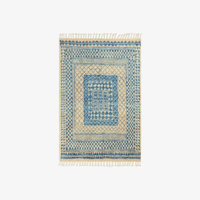 John Lewis Gooch Luxury Hand Knotted Sitara Berber Rug, Blue, L180 x W120 cm