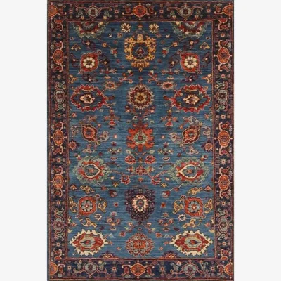John Lewis Gooch Oriental Fine Aryana Rug, Blue, L185 x W122 cm