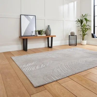 Knees Think Rugs Creation 50051 Grey/Silver  -  120cm x 170cm Rug
