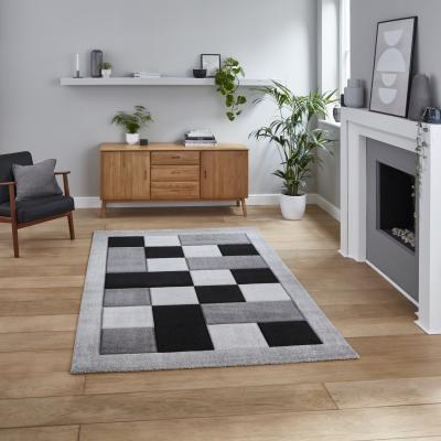 Knees Think Rugs Brooklyn BRK04 Grey - 60 x 230 Rug