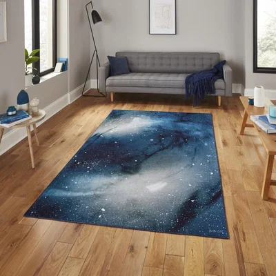 Knees Think Rugs Michelle Collins OS0078 Navy - 120 x 170 Rug