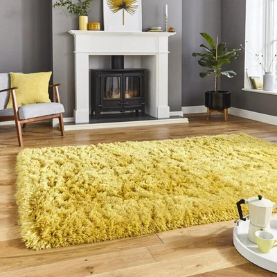 Knees Think Rugs Polar PL 95 Yellow - 080 x 150 Rug