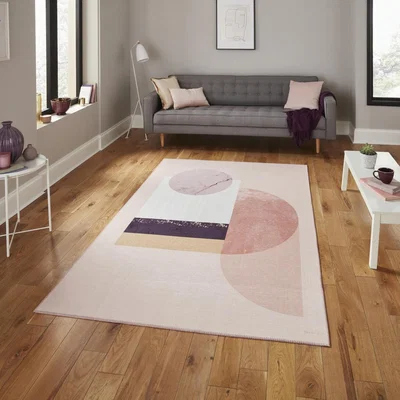 Knees Think Rugs Michelle Collins AB0157 Rose  -  120cm x 170cm Rug
