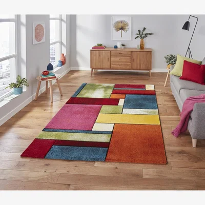 Knees Think Rugs Sunrise 21821 Multi  -  80cm x 150cm Rug