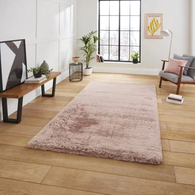 Knees Think Rugs Super Teddy Rose  -  60cm x 120cm Rug