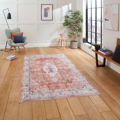 Knees Think Rugs Tabriz H1156 Terra - 120 x 170 Rug