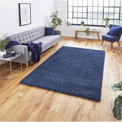 Knees Think Rugs Sierra 9000 Dark Blue - 120 x 170 Rug
