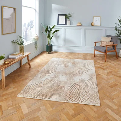 Knees Think Rugs Creation 50051 Beige/Bronze - 120 x 170 Rug