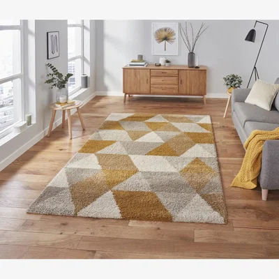 Knees Think Rugs Royal Nomadic 7611 Beige/Ochre - 120 x 170 Rug