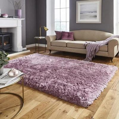 Knees Think Rugs Polar PL 95 Lilac  -  80cm x 150cm Rug