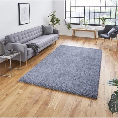 Knees Think Rugs Sierra 9000 Slate Grey  -  80cm x 150cm Rug
