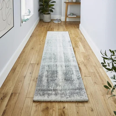 Knees Think Rugs Brooklyn 8595 Ivory/Green - 60 x 230 Rug