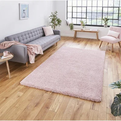 Knees Think Rugs Sierra 9000 Pink  -  80cm x 150cm Rug