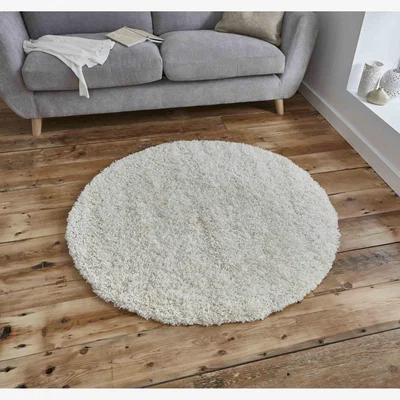 Knees Think Rugs Vista 4803 Cream Circle - 133 x 133 Rug
